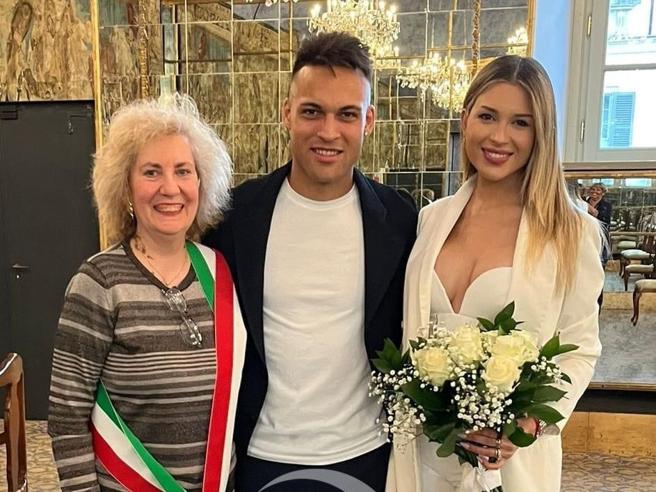 Inter Lautaro Martinez Agustina Gandolfo