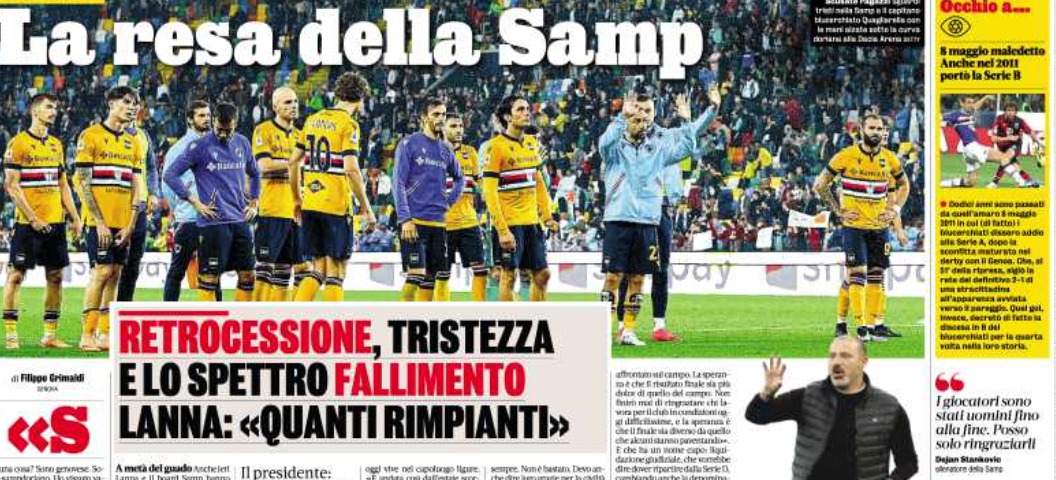 Sampdoria Lanna Retrocessione