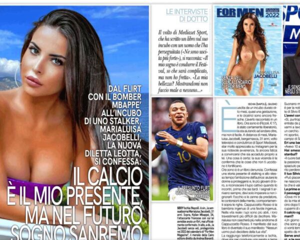 Marialuisa Jacoobelli Mbappe Sanremo