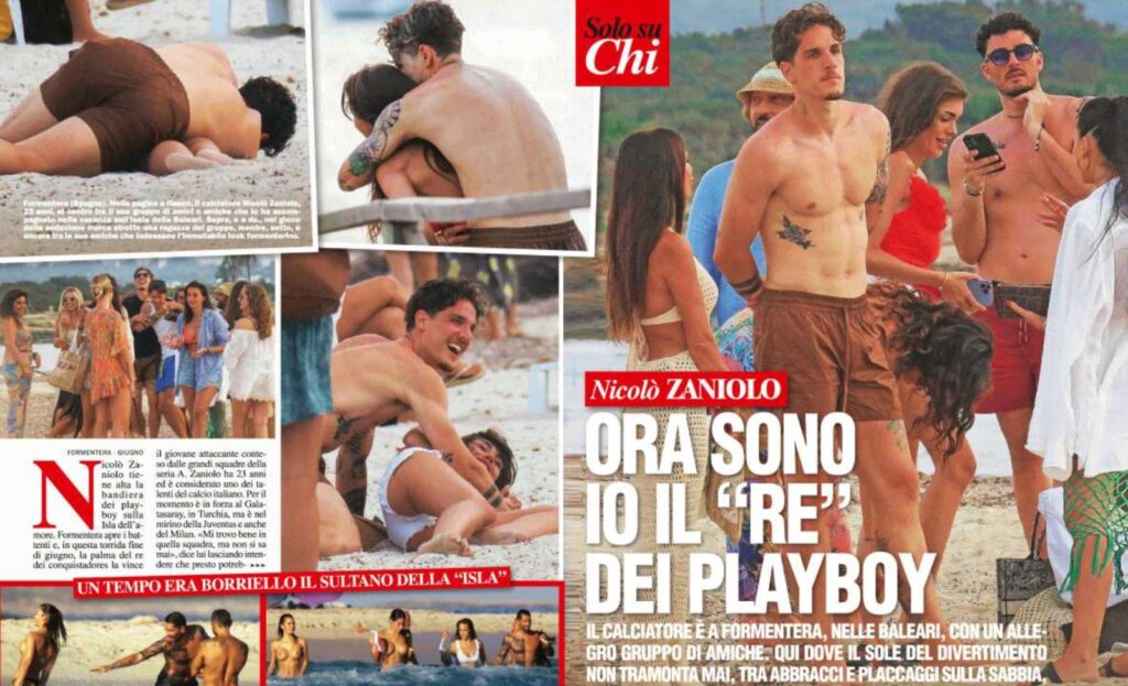 Nicolò Zaniolo Formentera mora