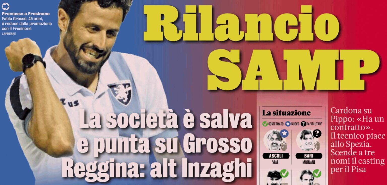 calciomercato sampdoria grosso
