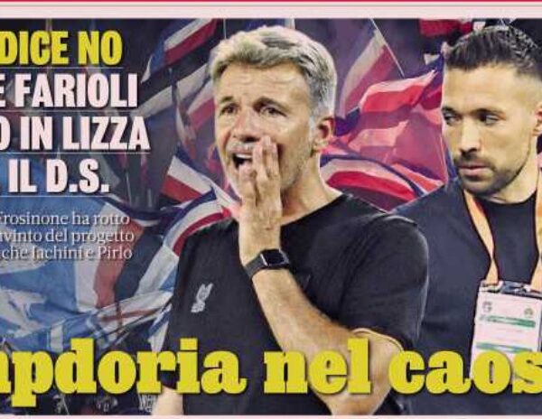 Panchina Sampdoria Baroni Farioli Pirlo