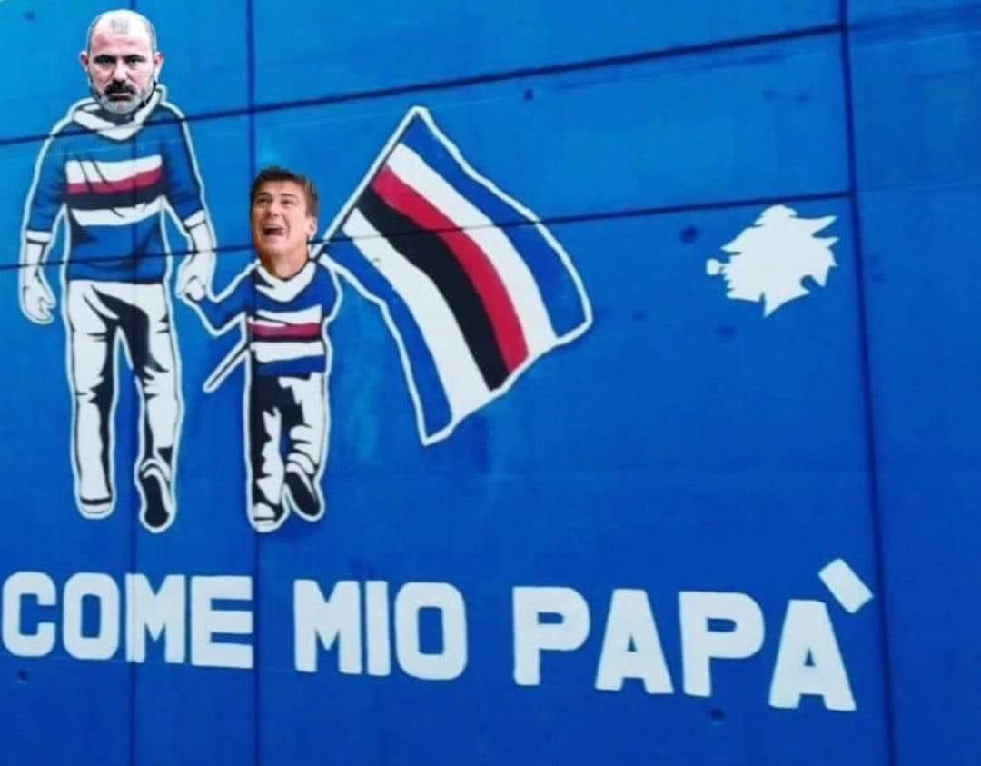 T-shirt Bambino 'Silenzio Sto Guardando La Sampdoria Con Papà' – Maglietta 100% Cotone, Manica Corta, Per Piccoli Tifosi