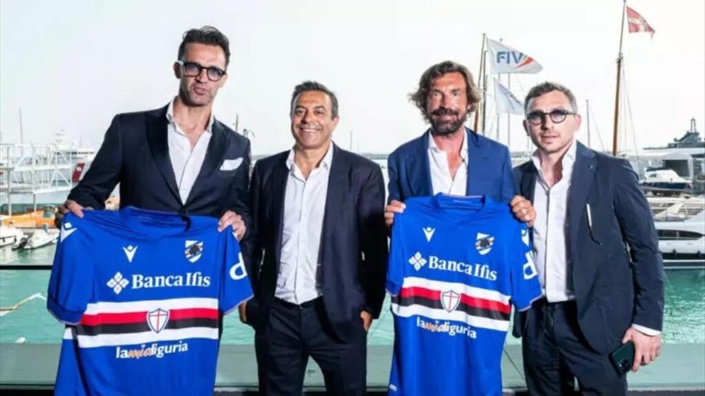 sampdoria radrizzani pirlo manfredi legrottaglie