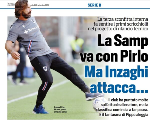 Sampdoria Pirlo Pippo Inzaghi