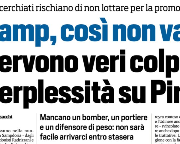 Sampdoria Pirlo Tuttosport