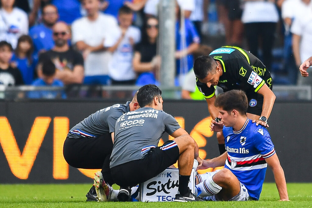 sampdoria infortunio pedrola infortuni benedetti depaoli