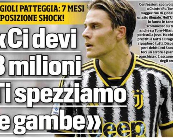 Scandalo Calcioscommesse Fagioli Debiti