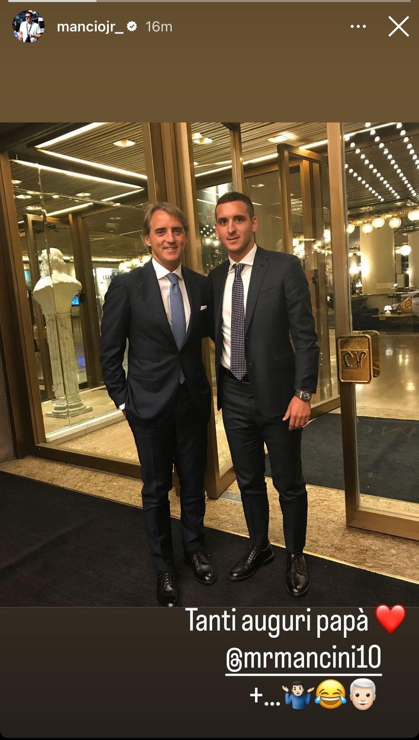 SOCIAL - Sampdoria, gli auguri di Andrea Mancini a papà Roberto