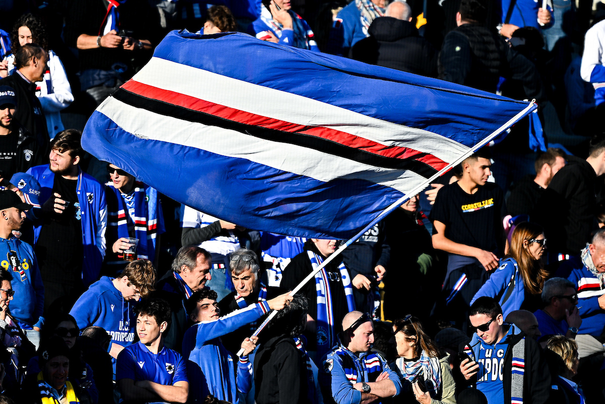 Sampdoria Matteo Brescia Sampdoria La Sud Settore Ospiti Spezia Monforte Ferrero