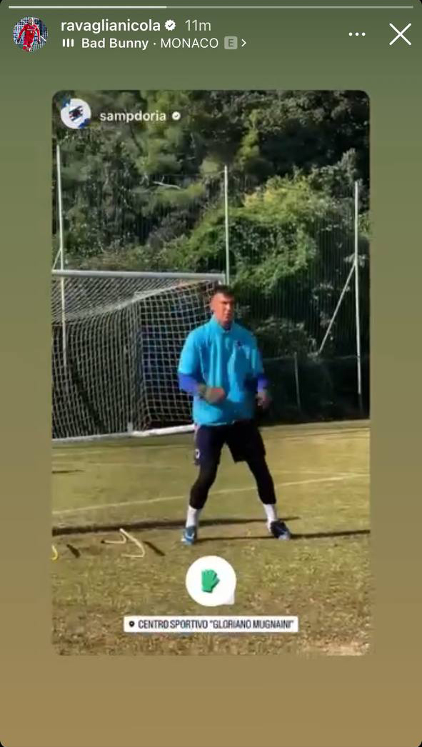 Social Sampdoria Ravaglia Pirlo