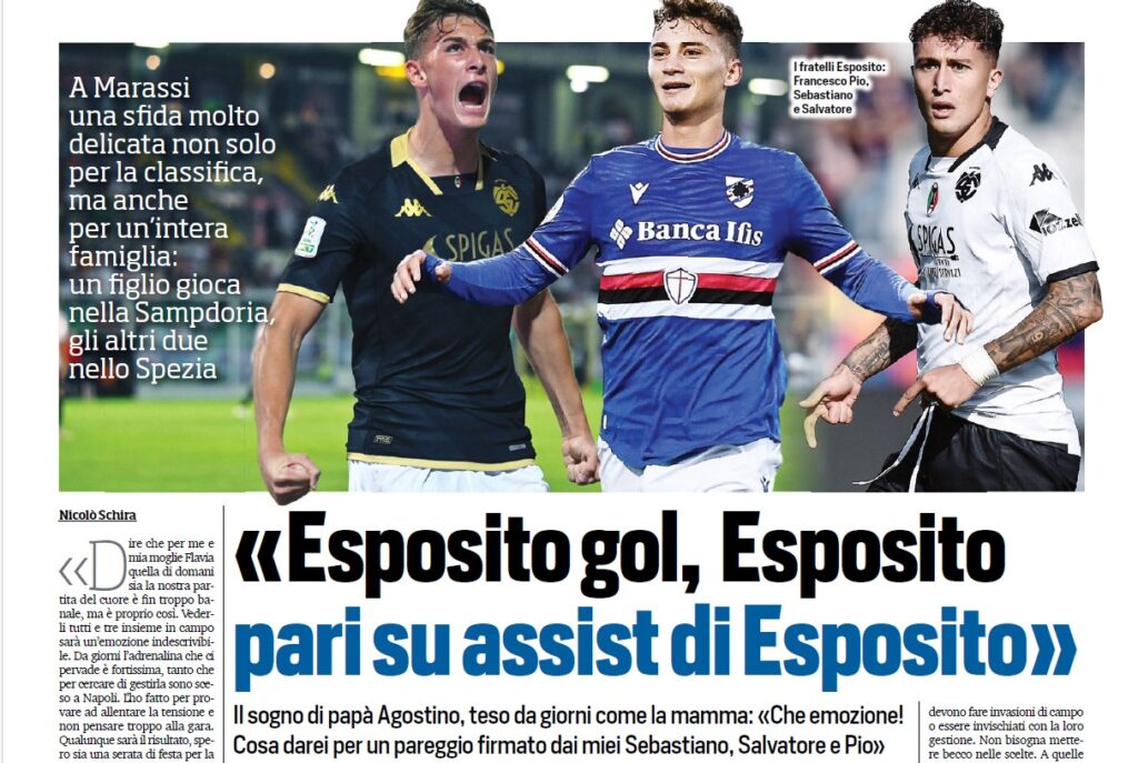 sampdoria spezia agostino esposito
