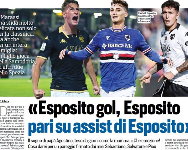 Sampdoria Spezia Agostino Esposito