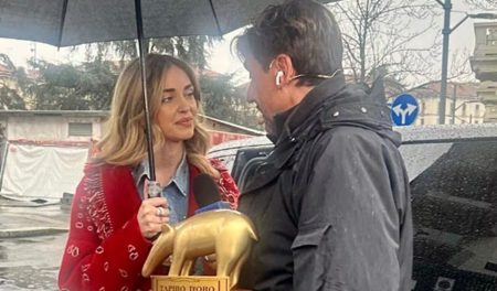 Striscia la Notizia tapiro Ferragni Fedez