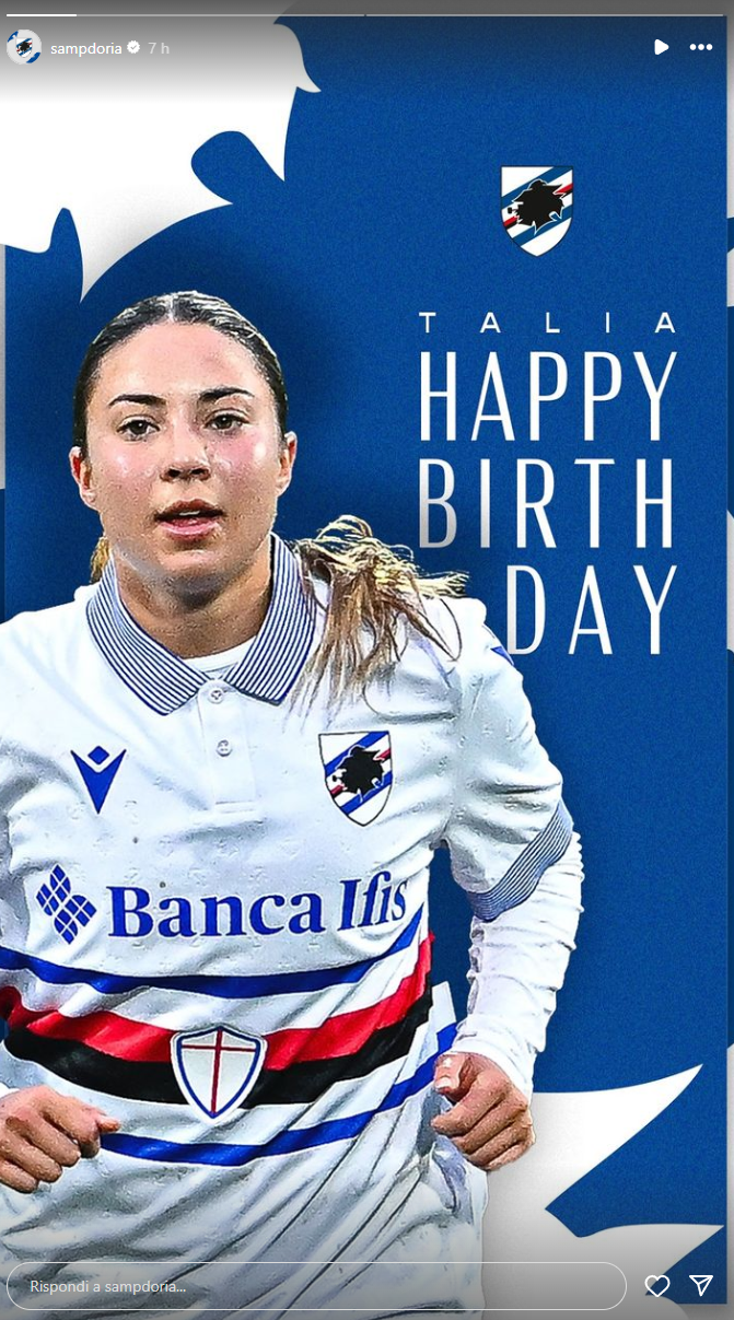 Social Sampdoria Women Talia Della Peruta