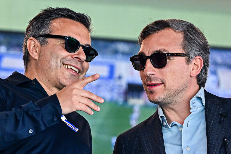 Andrea Radrizzani Matteo Manfredi presidente Sampdoria prigionieri