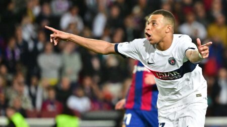 Champions League PSG Mbappe