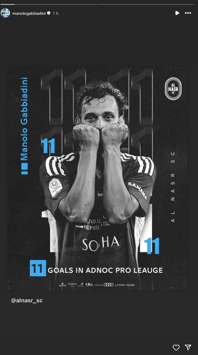 Sampdoria Manolo Gabbiadini Al Nasr