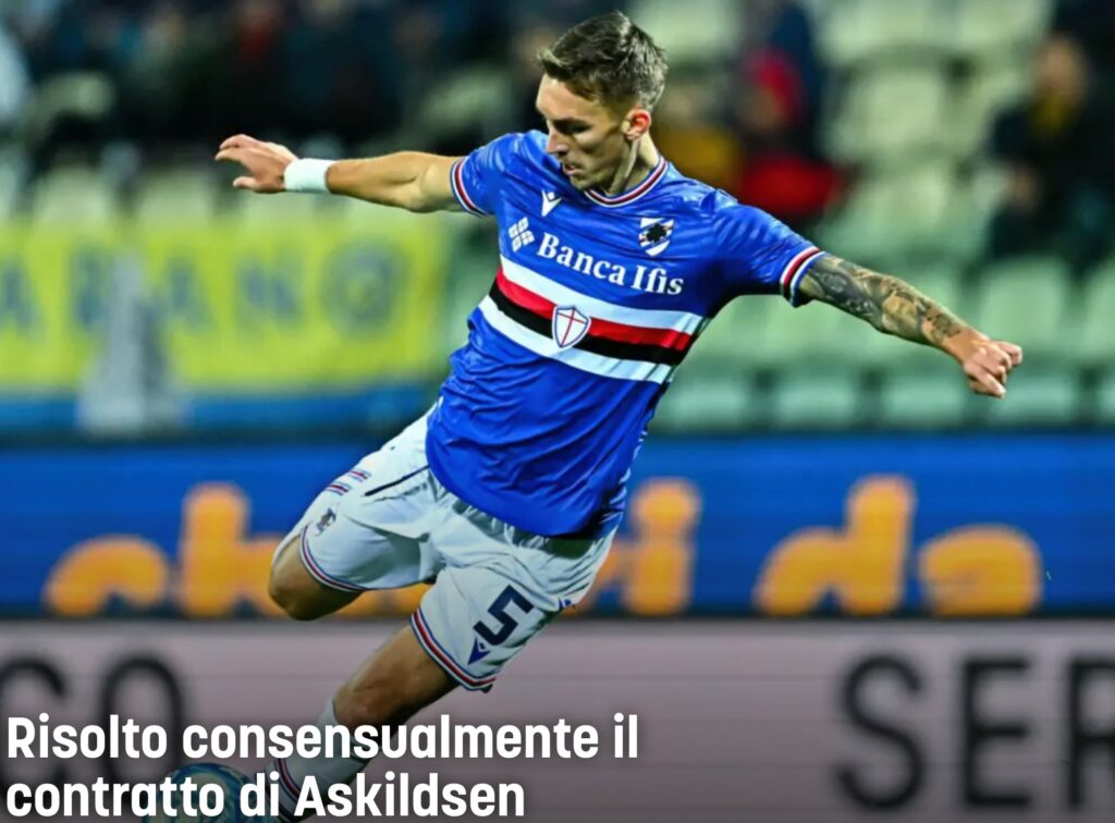 Calciomercato Sampdoria Kristoffer Askildsen Genova