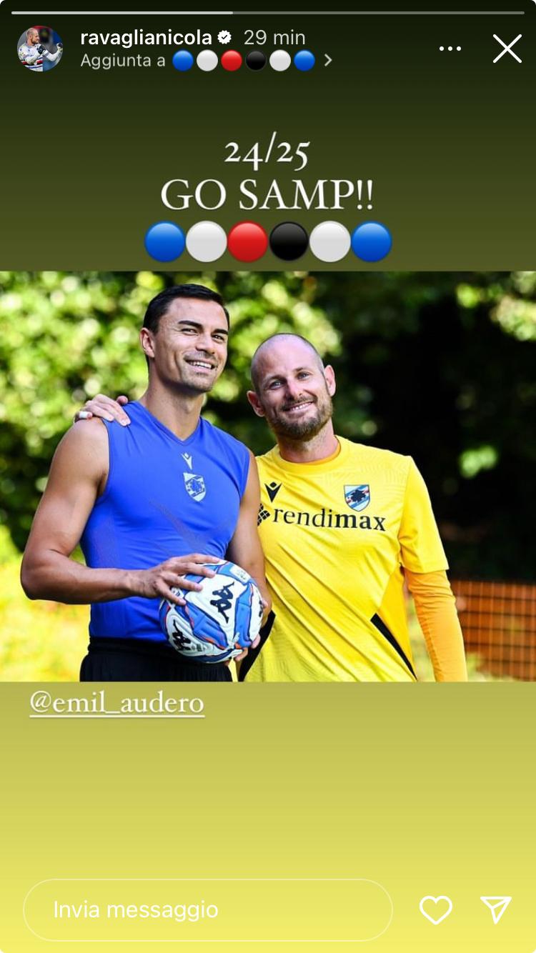 Social Sampdoria Audero Ravaglia