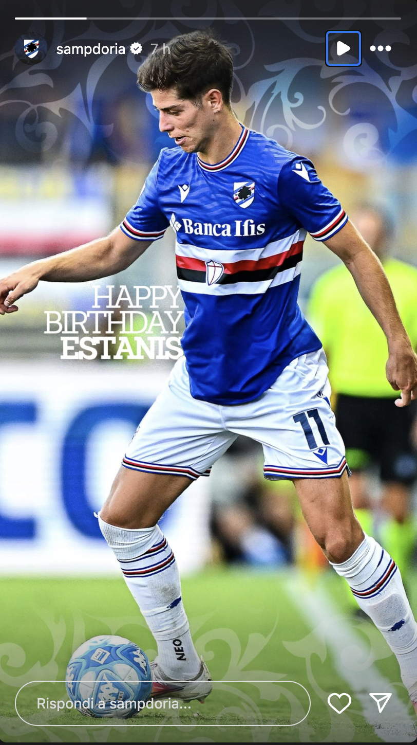 Social Sampdoria Estanis Pedrola