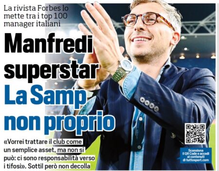 tuttosport manfredi sampdoria