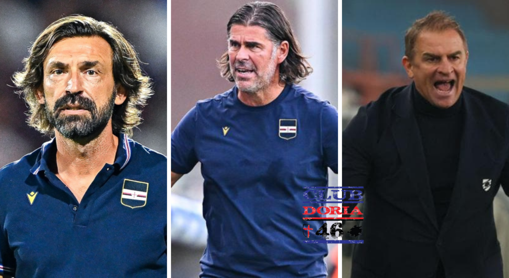 Sampdoria tre allenatori