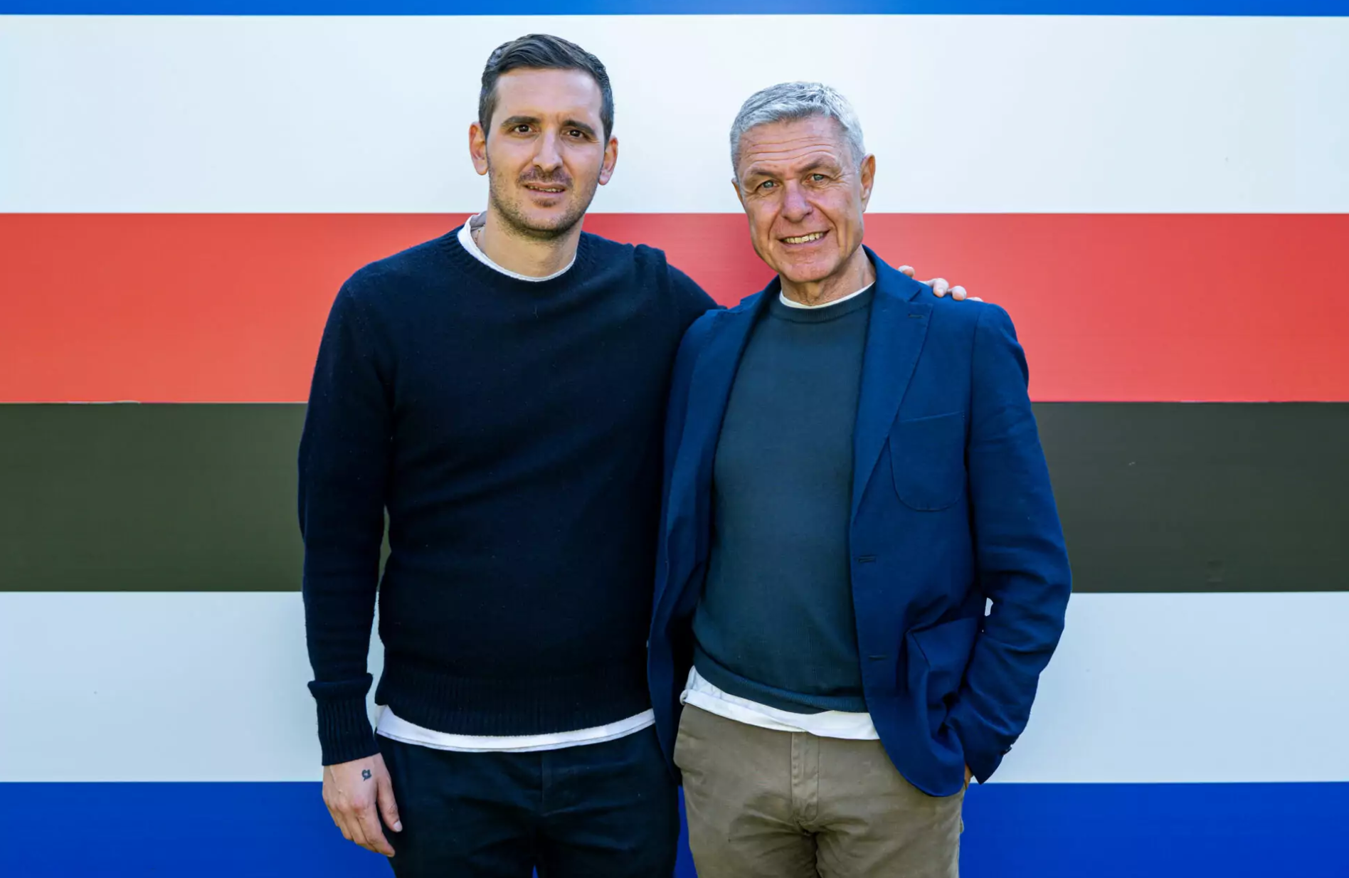 Sampdoria Andrea Mancini Giovanni Invernizzi