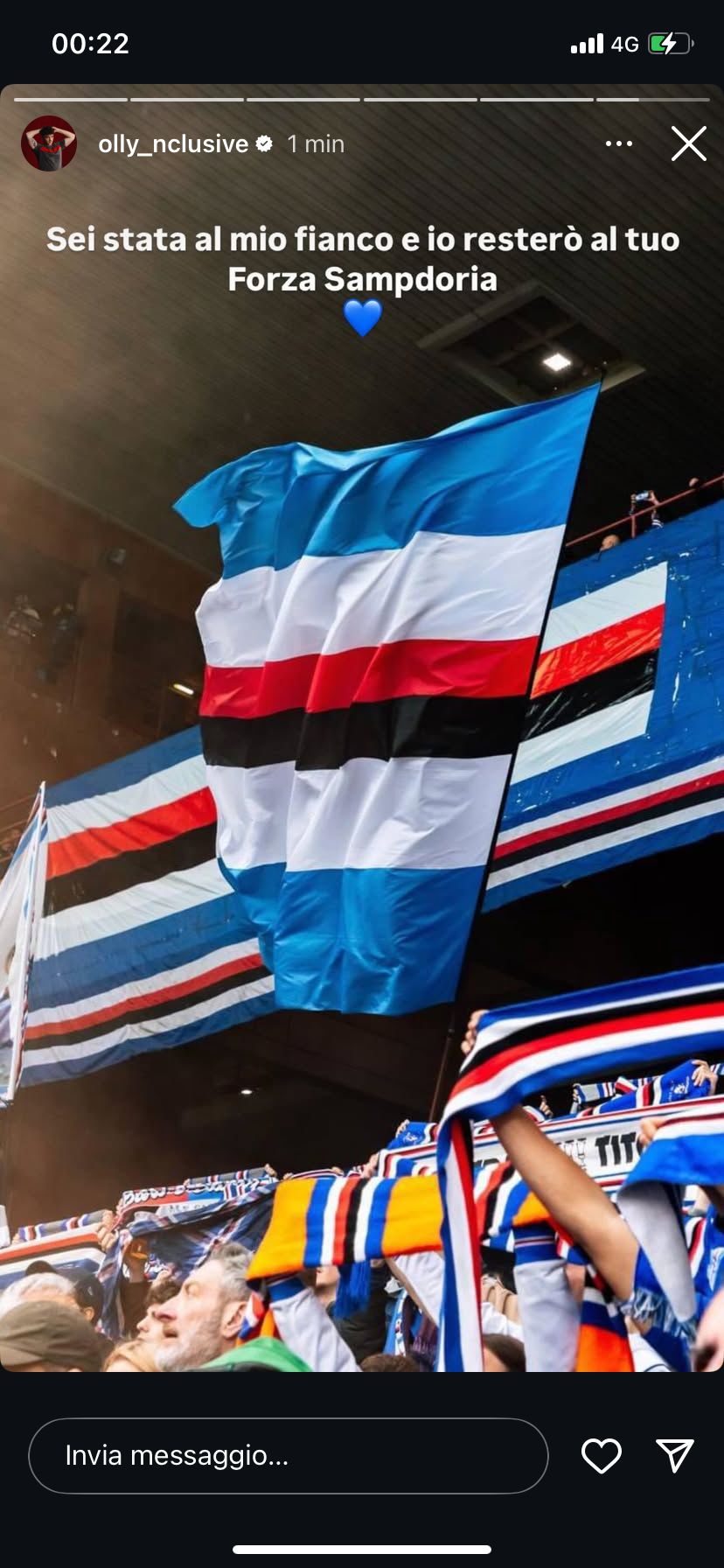 Social Sampdoria retrocessa Olly