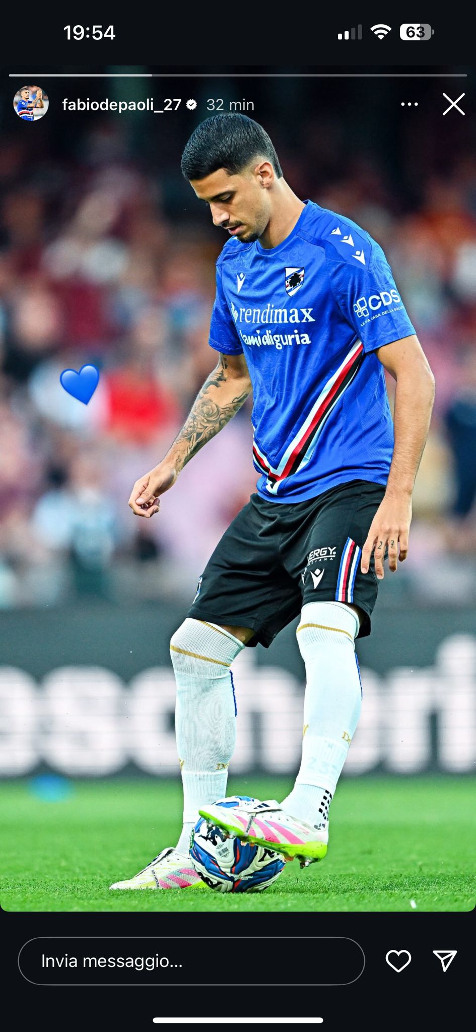 Social Sampdoria Fabio Depaoli