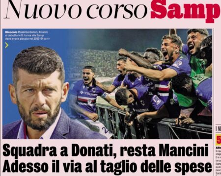 sampdoria donati monte ingaggi risparmi