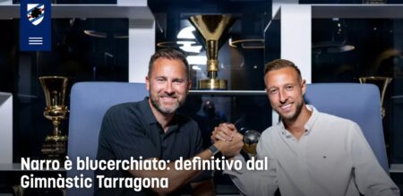 Calciomercato Sampdoria Victor Narro Massimo Donati