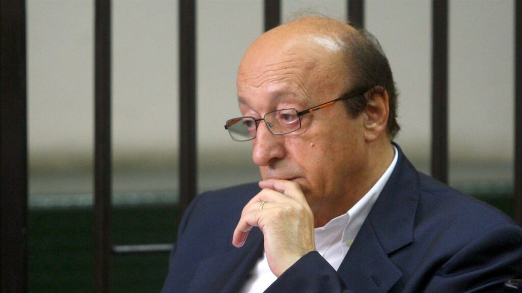 Juventus, Luciano Moggi contro Franco Carraro: voleva aiutare il Milan. L’accusa