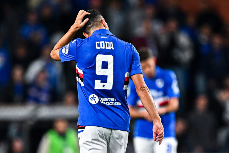 Sampdoria, segna solo Massimo Coda: i numeri da incubo dell’attacco