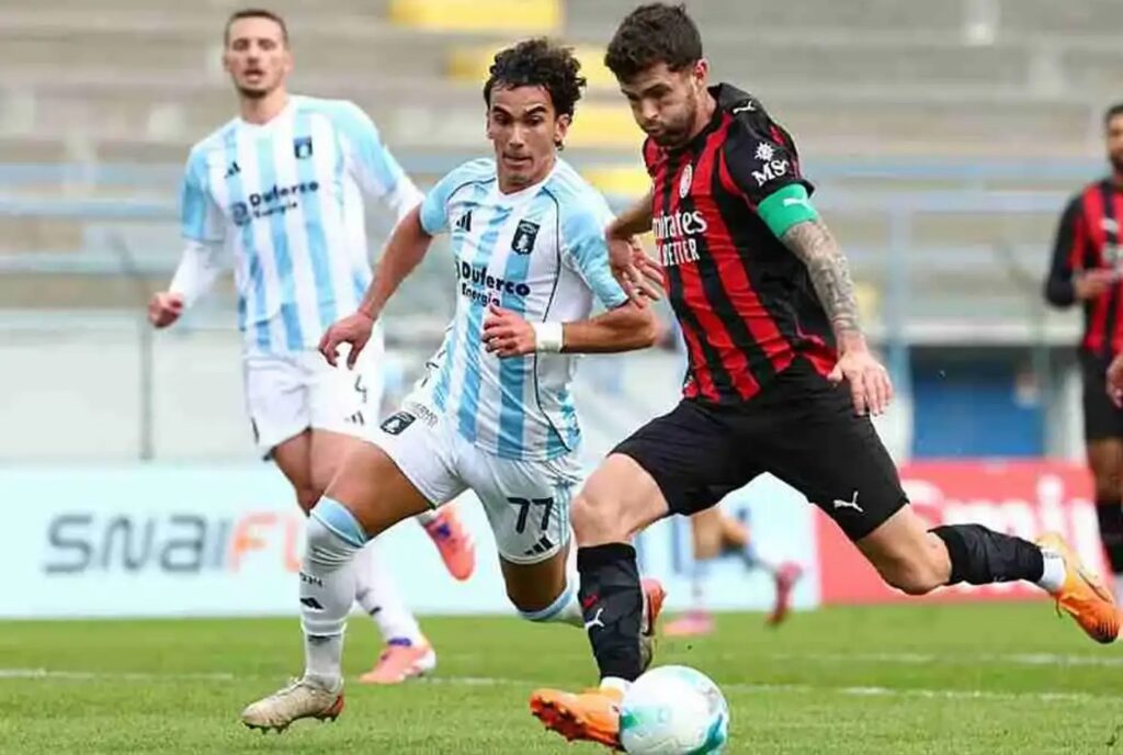 Serie Bkt, colpo grosso della Virtus Entella: battuto il Milan di Max Allegri in amichevole. La partita