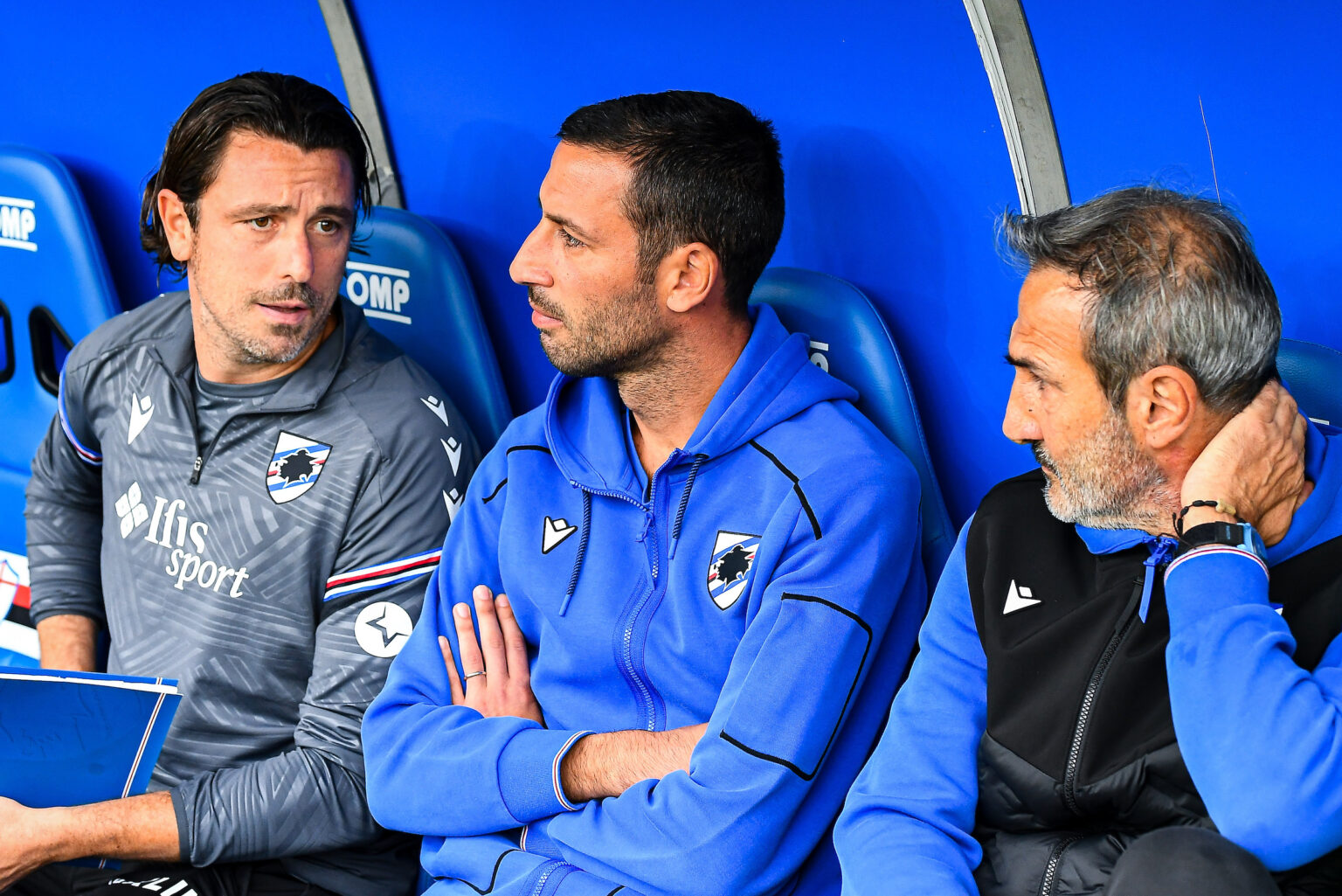 Sampdoria, Angelo Gregucci e Salvatore Foti scelgono il ritiro a casa! La scelta Sampdoria Gregucci Foti ritiro casa