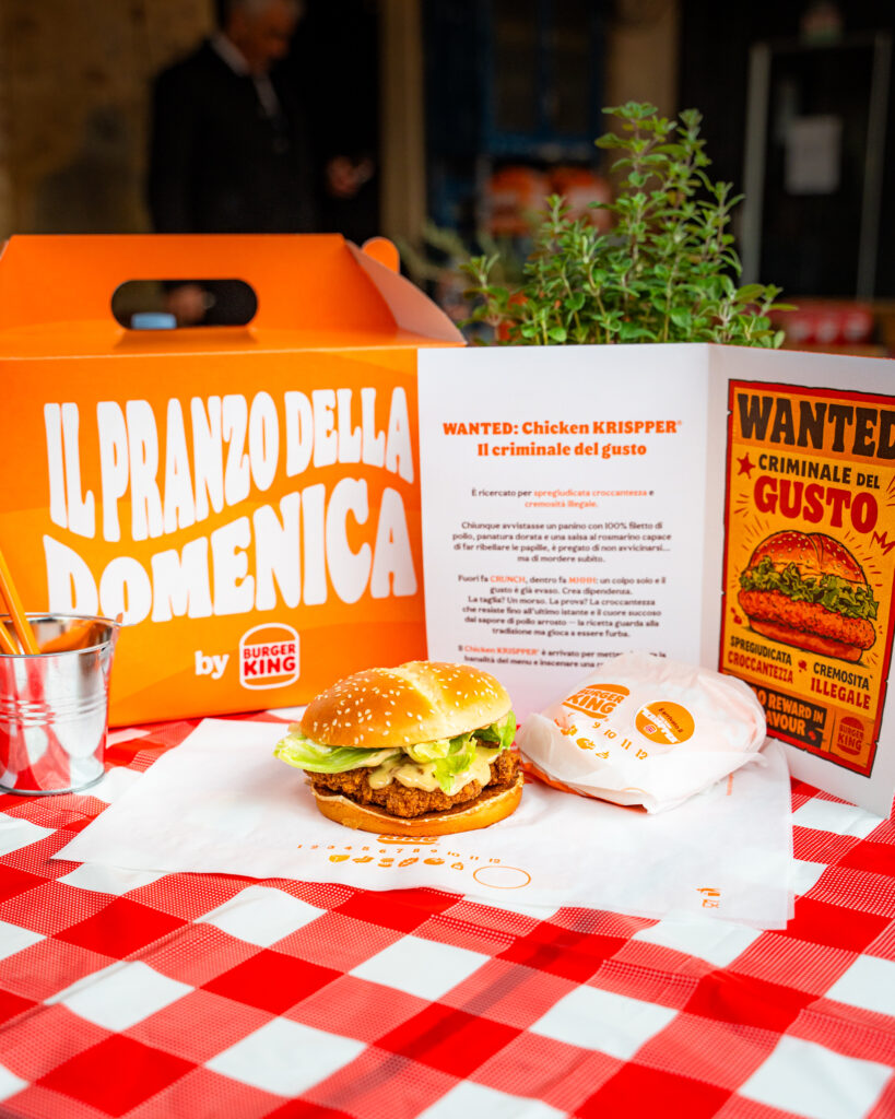 pollo burger king domenica