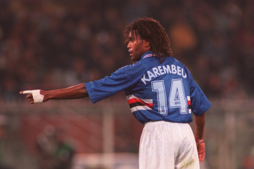 Ex Sampdoria, Christian Karembeu torna in Liguria da vice presidente di un club di Serie D Sampdoria Christian Karembeu club presidente serie D