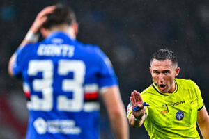 Sampdoria-Palermo, dal goal annullato col Var al presunto fallo di Di Pardo: la moviola di Gianpaolo Calvarese