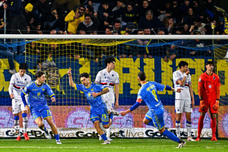 pagelle carrarese sampdoria di pardo palma ferrari martinelli