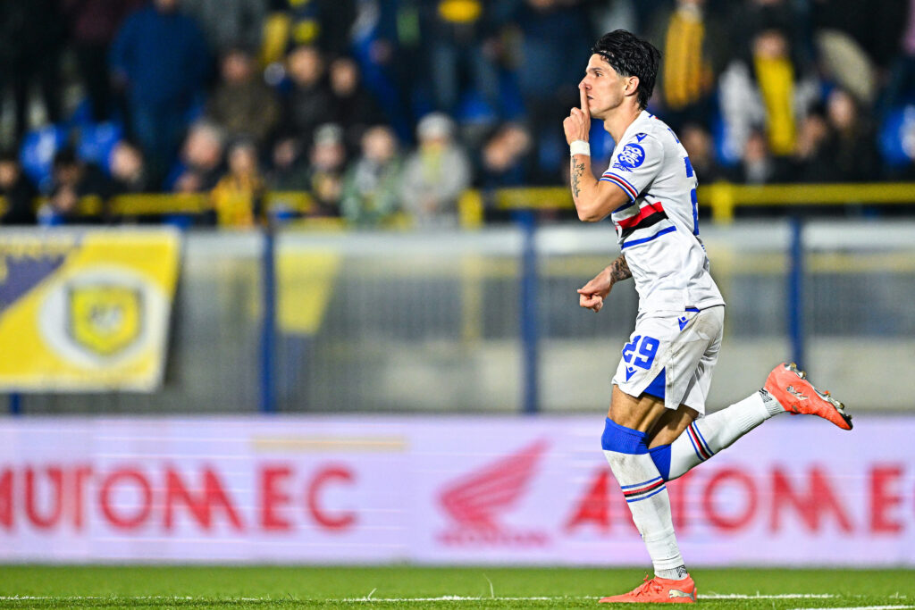 Sampdoria esultanza Alessandro Di Pardo