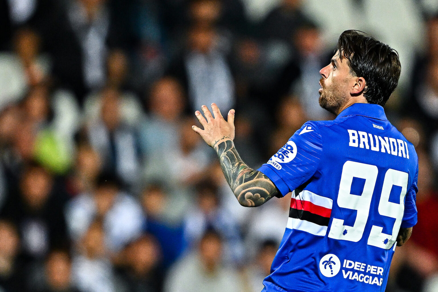 pagelle cesena sampdoria brunori