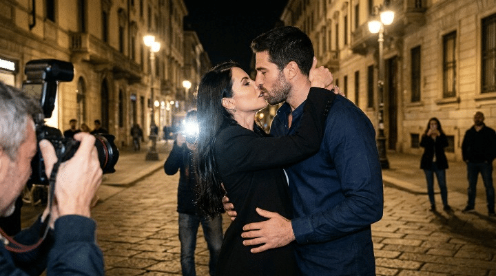 Elisabetta Canalis Alvise Rigo Shaila Gatta