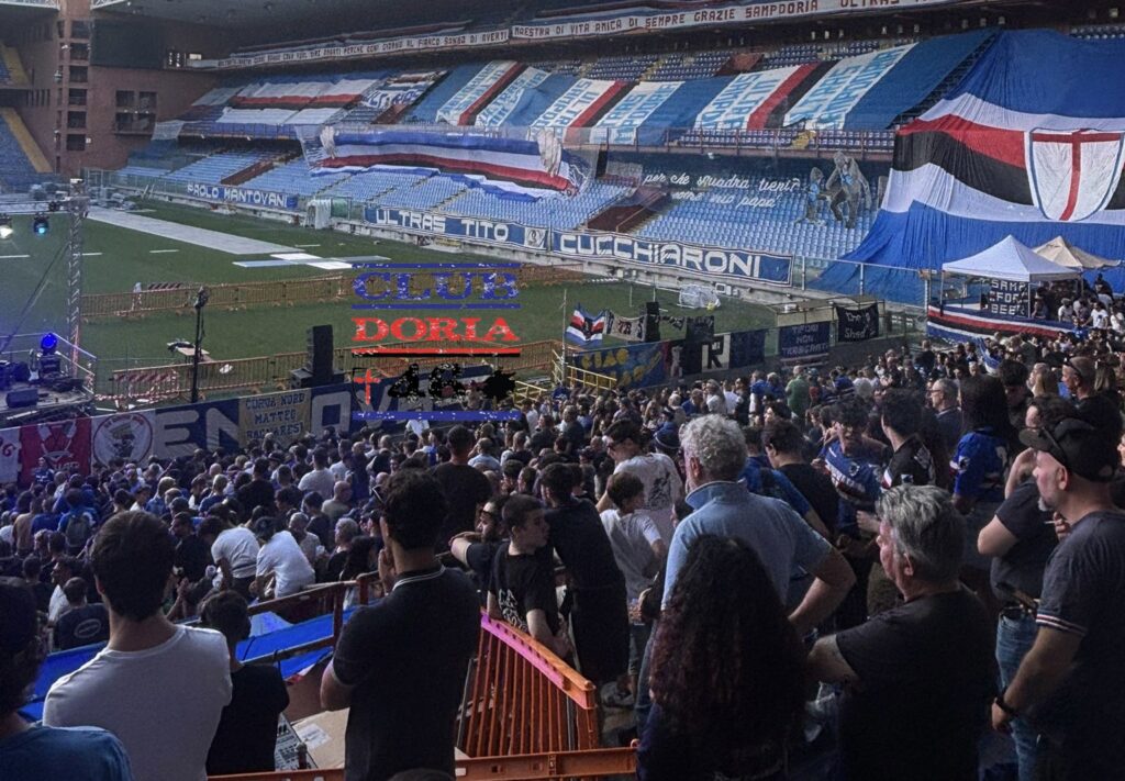 Sampdoria, ospiti, musica e momenti di riflessione: il racconto della festa degli Ultras Tito Cucchiaroni al Luigi Ferraris