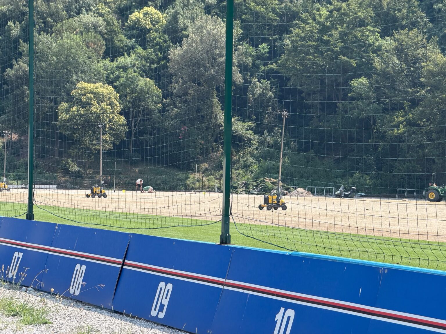 FOTO – Sampdoria, ruspe sui campi di Bogliasco. Ecco quando saranno pronti