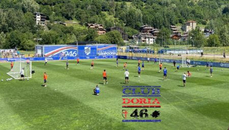 Ritiro Ponte di Legno Sampdoria: Bernardo Corradi recupera Tutino, Pedrola di nuovo fuori. Il report