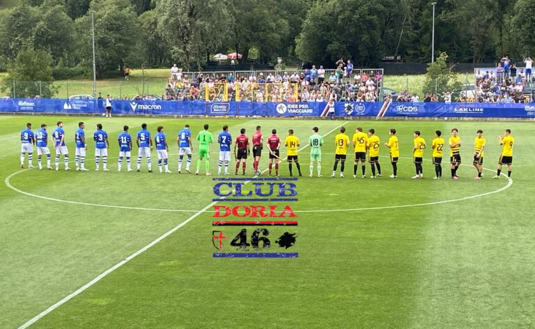 FINALE – Sampdoria-Taverne, finisce 2-0 la prima amichevole di Corradi: la decide Tutino. La cronaca