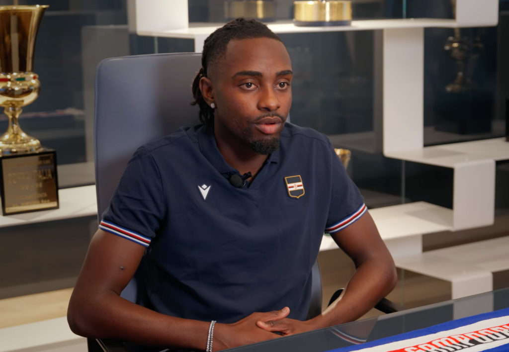 Sampdoria, Antoine Makoumbou: voglio riportare la squadra in Serie A. L’ho già fatto con Ranieri…