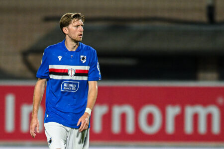 Verso Cesena-Sampdoria, Bernardo Corradi ne perde un altro: fuori Tobias Lauritsen! Le condizioni