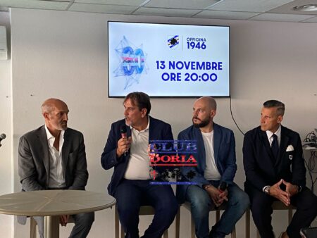 Sampdoria, il 13 novembre arriva “Ci lega un filo”: tante leggende al Palasport per festeggiare gli 80 anni. Peccato per Mancini…